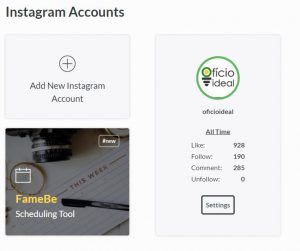 Engajamento após 5 dias de uso 300x251 - Plataformas gratuitas de automação do Instagram para aumentar seguidores e engajamento