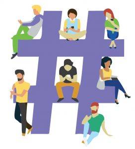 hashtag ima 272x300 - Qual é a melhor rede social para promover seu negócio?